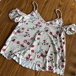 Soft and Sexy Crepe cold shoulder top